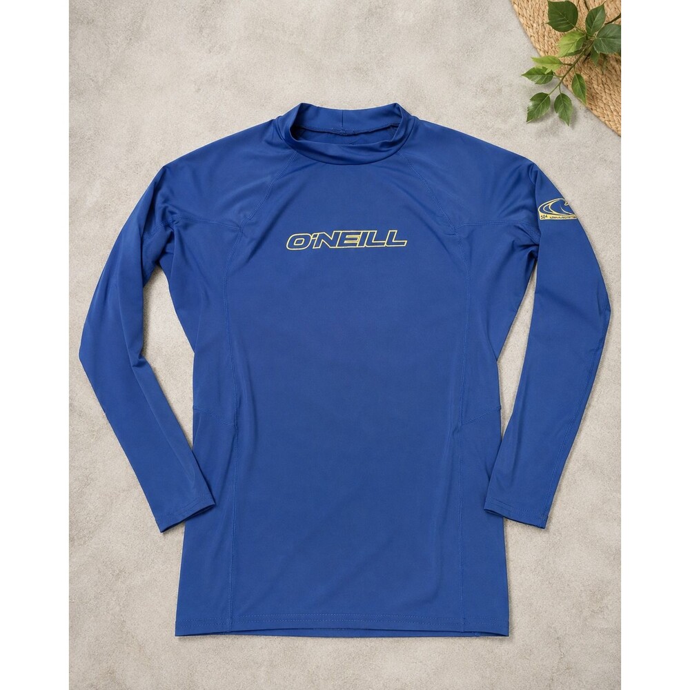O'Neill Men's XL Blue Long Sleeve Rash Guard UPF 50+ Surf Swim Shirt